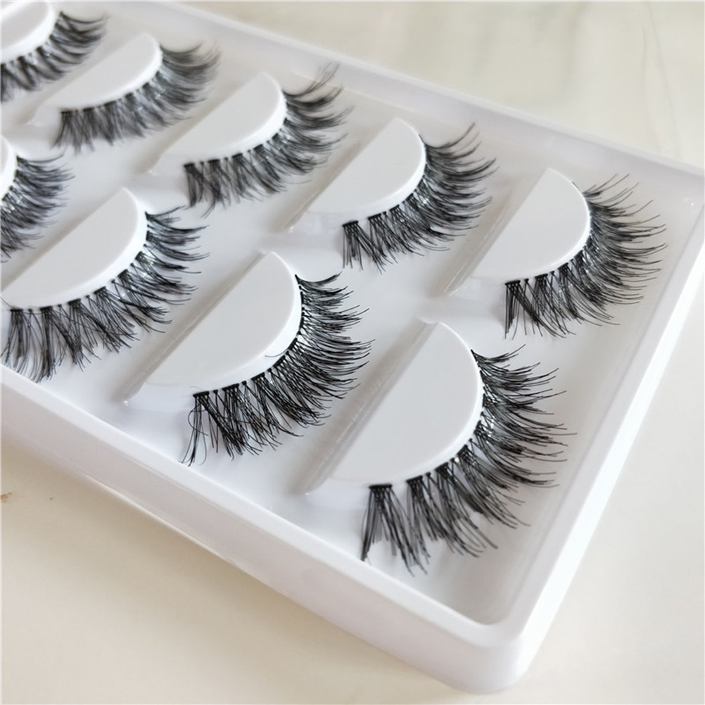Eyelash Extension Is Safe - 5 Paar künstliche Wimpern, natürliches, verlängertes,