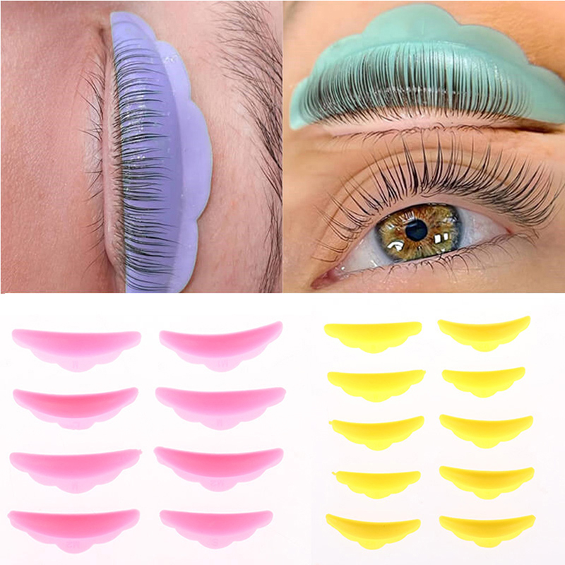 Eyelash Extension Review - 5Pairs Lash Wimpern Pfropfen Silikon Dauerwelle