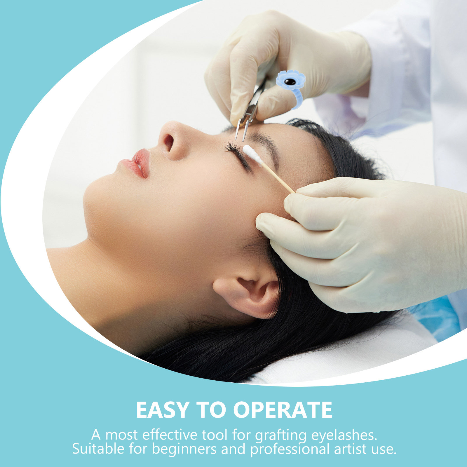 100 Stück Wimpernkleber-Ringbe – Eyelash Extension Is Safe Bewertung und Preis