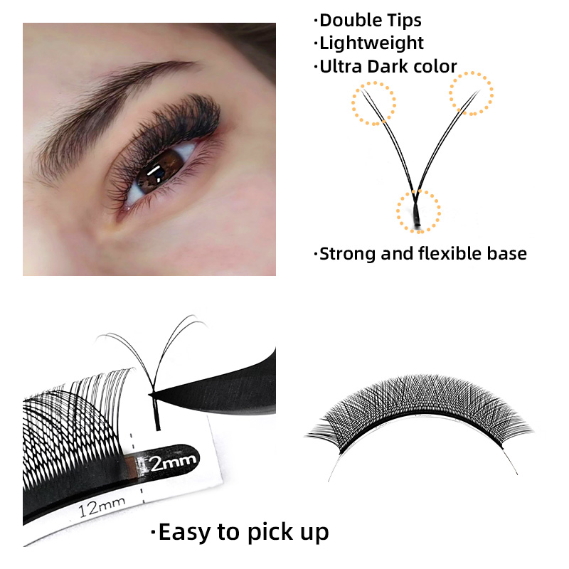 Liebe Wimpern yy Form Wimpern  – Eyelash Extension Double Volume Bewertung und Preis