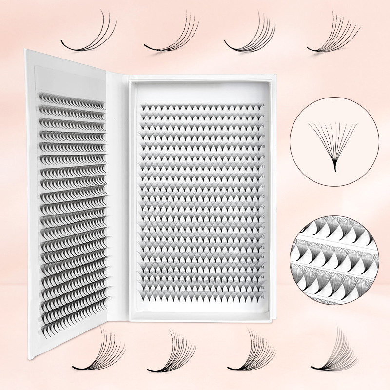800/1600 vorgefertigte Volumen – Eyelash Extension Double Volume Bewertung und Preis