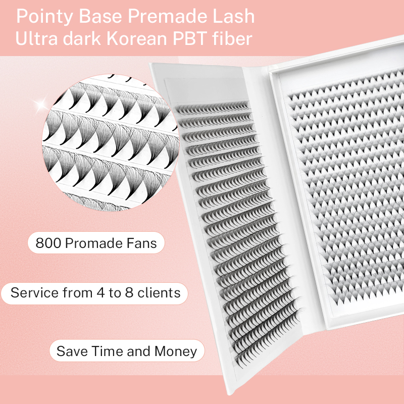 800/1600 vorgefertigte Volumen – Eyelash Extension Double Volume Bewertung und Preis