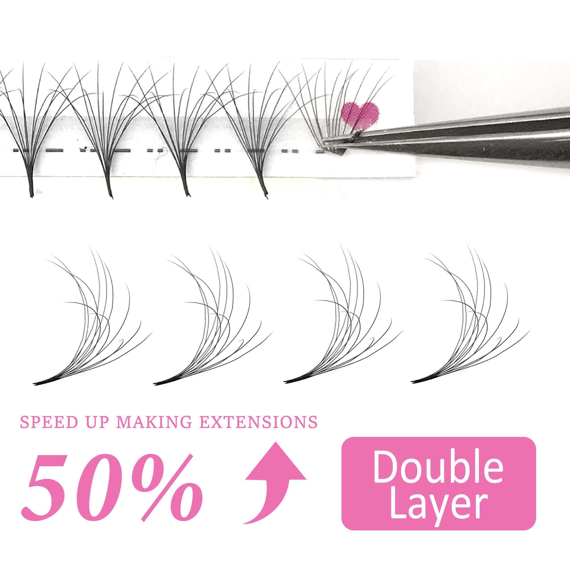 COMANGO hübsche doppellagige f – Eyelash Extension Double Volume Bewertung und Preis