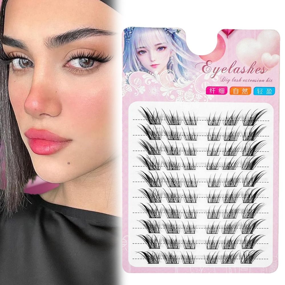 3D Cat Eye Clusters Wimpern Na – Eyelash Extension Equipment Bewertung und Preis